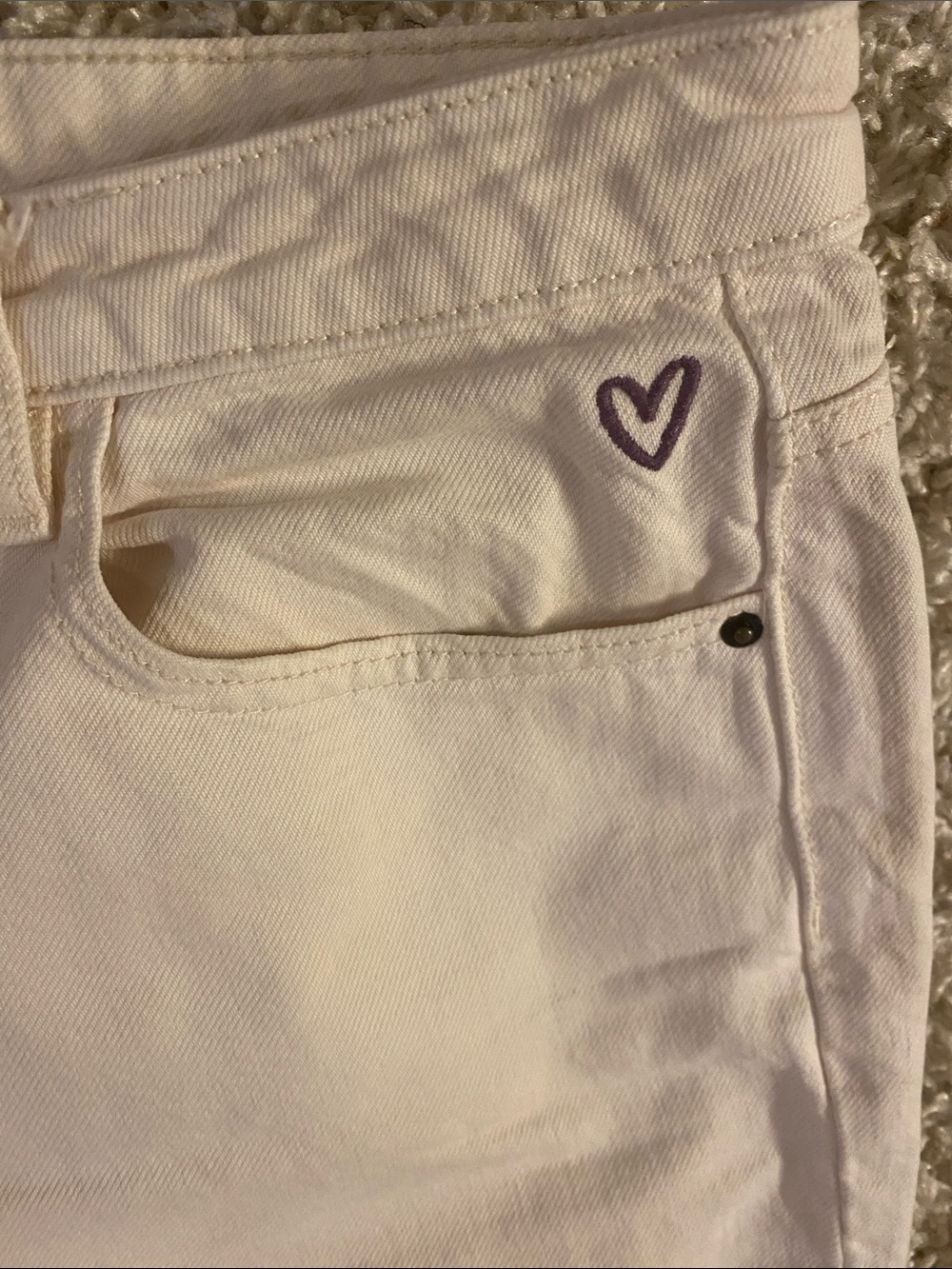 Desigual Cream Straight Leg Jeans 44 - Picture 3 of 5
